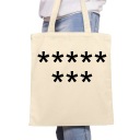 Osem 8 hviezdičiek anti pis - bag - natural