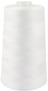 Strojová niť pre Overlock Machine Large White 5000m