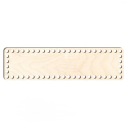 drevený základný košík dno 10x37cm obdĺžniková preglejka