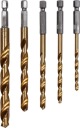 Vrtáky Yato Titánový šesťhranný kovový vrták 4-10 mm
