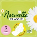 Hygienické vložky NATURELLA CLASSIC MAXI 8 S KRÍDLAMI