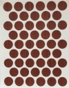 Čiapky na nábytok samolepiace 14mm - gaštan (8620) - 50 ks.