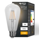 E27 LED FILAMENT EDISON RETRO DEKORATÍVNA 6W žiarovka