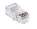 RJ45 PLUG 8P8C UTP 5e drôt (10 kusov)