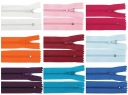Špirálový zips 3mm dĺžka 40cm 10ks