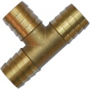 T-kus pre 13 mm 1/2 palcovú hadicu vzduch-voda vyrobenú z mosadze