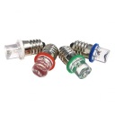 E10 LED žiarovka s 3,8V závitom, studená biela