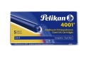 Pelikan NÁPLŇKY PER DLHÉ MODRÁ