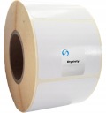 Termoetikety biele 40x20 samolepky ZEBRA