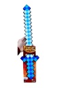 DIAMANTOVÝ MEČ minecraft veľký 60CM XXL vyrobený z peny