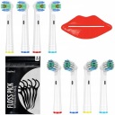 8x HLAVA KEFKY ORAL-B PRESNÉ BIELENIE + DOPLNKY