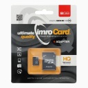 Pamäťová karta IMRO microSD 8 GB CLASS 10 UHS I 100 MB/s s adaptérom SD