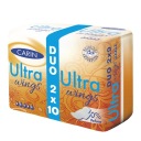 CARIN Ultra Wings hygienické vložky 2x10 ks
