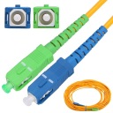 Prepojovací kábel z optických vlákien SM 9/125 SC/APC-UPC/APC 2m simplex