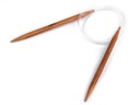 Bambusové ihly s akrylovou niťou / 80 cm / 8,0 mm