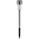 GardenLine HELSINKI vstavané solárne svietidlo strieborné 31 cm 1 ks/0625