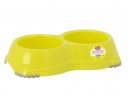 PET NOVA Miska pre psa protišmyková 2x330ml, žltá