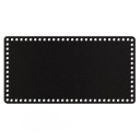 čierny základný košík dno 22x43cm HDF obdĺžnik