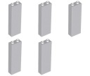 LEGO 2454 PILLAR 1x2x5 svetlosivá NOVINKA (20g) 5 ks.