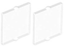 LEGO Glass 1x2x2 Transparent (60601/6254552) x2