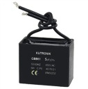 Motorový kondenzátor s káblom 7uF 450VAC CBB61