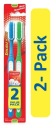 Dvojčinné zubné kefky COLGATE (2-balenie) Stredná
