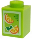 LEGO 3005pb017 TEHLA 1x1 ŠŤAVA v KRABIČKE NOVINKA (1g)