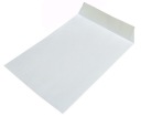 HK samolepiaca obálka s pruhom biela B5 (176 x 250 mm) Bong 50 kusov