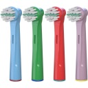 BRAUN NÁPLNE K ZUBNÝCH KEFKÁM ORAL-B PRE DETI x4
