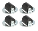 Wheel Roller zapustený fi14 čierny - 4 ks