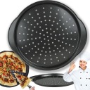 PLECH NA PEČENIE NA PIZZU RÚČKY PLECH 30CM
