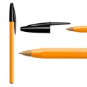 BIC Orange Original Fine guľôčkové pero 0,8 mm, čierne