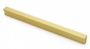 Rovná nábytková úchytka UA02, matná zlatá, L-128/158 mm