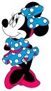 NÁLEPKA NA OKENNÝ ZRKADLOVÝ NÁBYTOK OKENNÁ MINNIE MOUSE