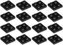 LEGO 3022 TANIER 2x2 čierny NOVINKA (10g) == 16 ks.