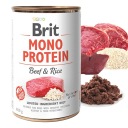 BRIT MONO Mokré krmivo pre psov Beef Rice 400g