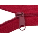 ČERVENÁ páska na zips, špirála, 3 A 25 zipsov +10 m Zips na obliečky