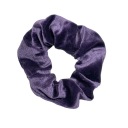 Gumička do vlasov Scrunchies, gumička, zamat, fialový zamat