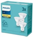 3x GU10 PHILIPS LED žiarovka 4,7W = 50W 2700k 345lm