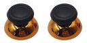 SET 2X HUBOVÝ ANALOGOVÝ OVLÁDAČ PRE PS4 PS5 PAD MEDENÝ - LESKLÝ