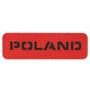 PATCH POLAND LASER suchý zips M-Tac 25x80 ČERVENÝ