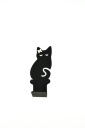 JEDNODUCHÝ VEŠIAK NA UTERÁKY CAT BLACK Loft