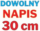 Nálepky VAŠA VLASTNÁ SPRÁVA Akýkoľvek text 30cm