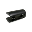 Podpera pre sklenenú policu Čierna 6mm M.36