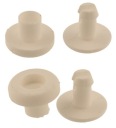 Plastový nit 5mm Biely 20ks