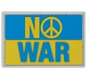 NO WAR UA STOP WAR 3D PVC VELCRO GFC NÁŠIVKA