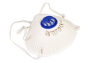 PROTIPRACHOVÁ POLMASKA S VENTILOM, MODRÁ