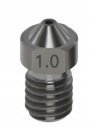 Tryska kalená oceľ 1mm 1,75mm M6 3D tlač V6