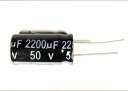 Elektrický kondenzátor 2200uF/50V 105*C 16x31mm
