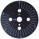 Gombíková stupnica 5min priemer 60mm uhol natočenia 0-290°
